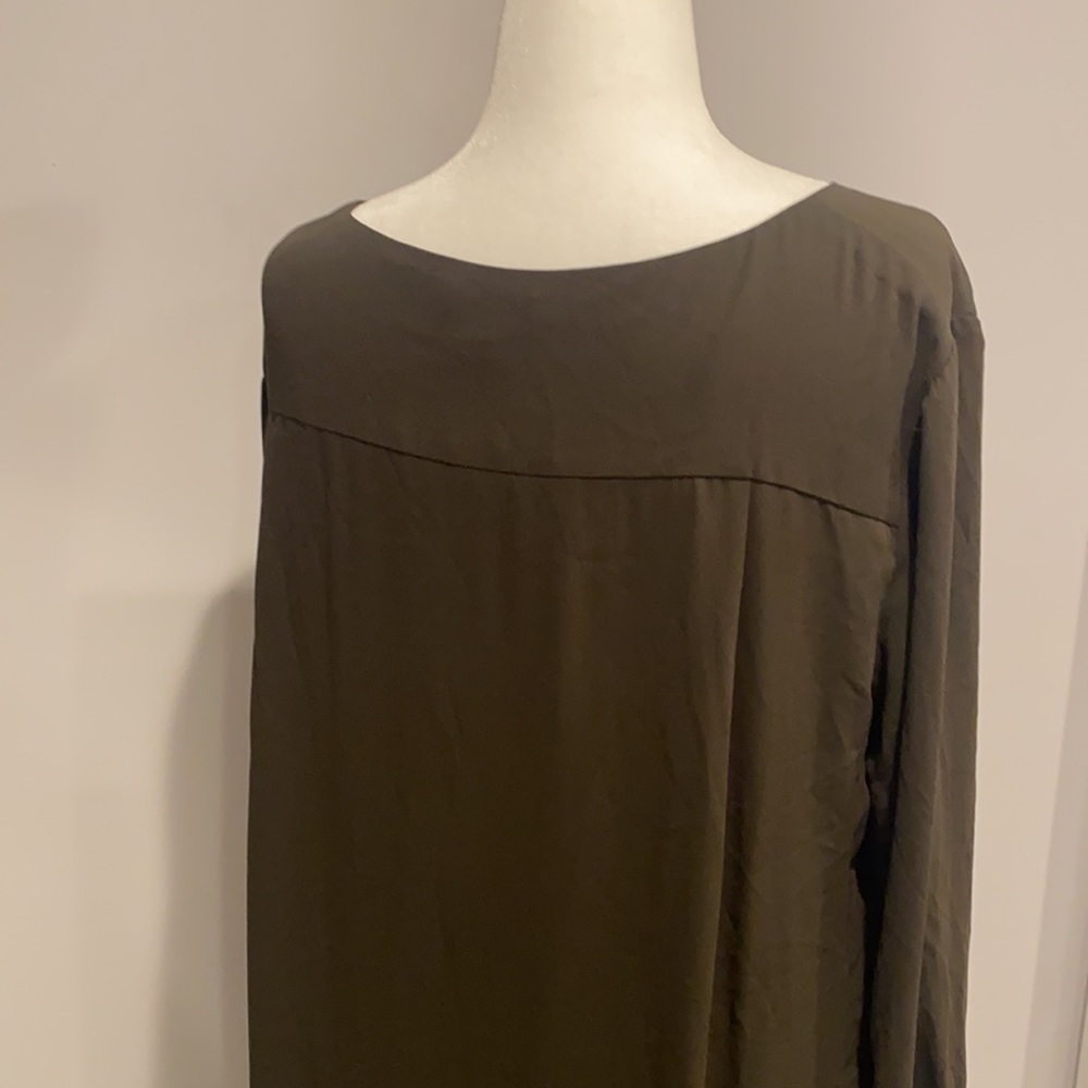 Babaton Dark Olive Long Sleeve Dress - Picture 4 of 5